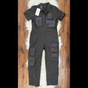 Wildfang x Taco Bell Coveralls Womens Large Grey Short Sleeve, #17 of 777, NWOT